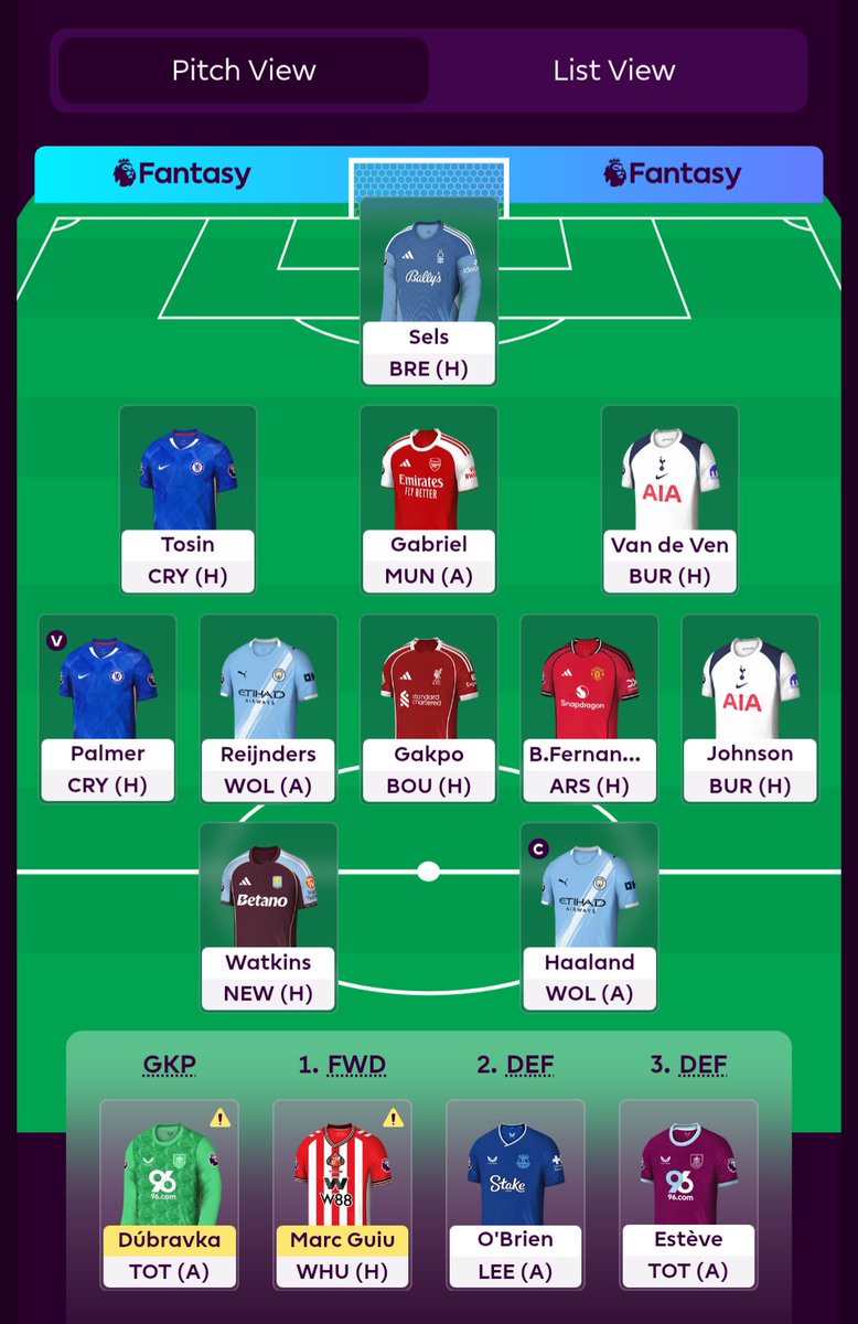 FplSwap's tweet photo. It's that time of the year. 
Leaning towards this at the moment. 

Some big decisions, Haaland the better captain than Salah over the first few GWs. 

#FPL
#gw1 
#FPLCommunity 
#FPLDraft https://t.co/Uqzv6BoAVR