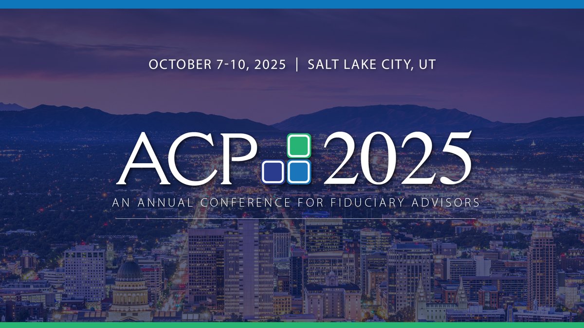 The ACP 2025 Conference Agenda is now online! Check it out and register today - acplanners.org/2025acpannualc…

#financialplanner #ACP2025 #financialadvisors