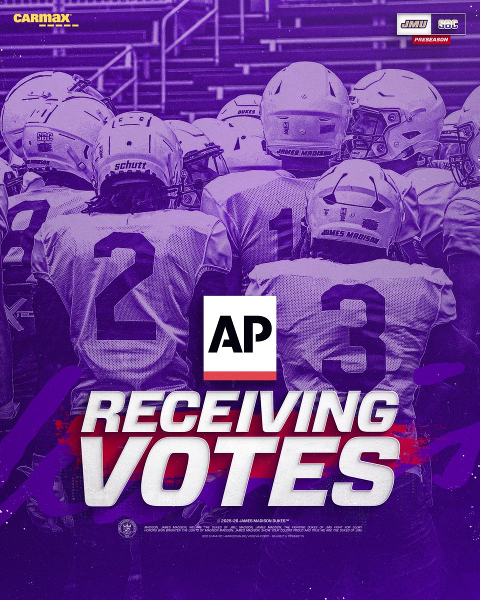 𝐏𝐫𝐞𝐬𝐞𝐚𝐬𝐨𝐧 𝐏𝐨𝐥𝐥 ✅

We earned nine votes in the Preseason <a href="/AP_Top25/">AP Top 25</a>!