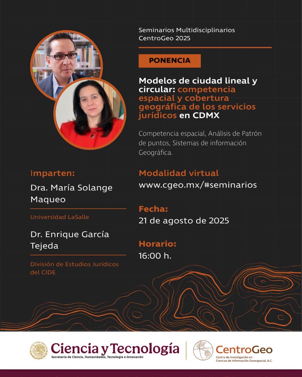 Enrique (@enriquegtejeda) on Twitter photo Muchachos: se que les encantan los mapas.
El próximo jueves 21 charlaremos sobre cobertura geográfica de servicios jurídicos en el seminario de <a href="/CentroGeo_/">CentroGeo</a>
Todos invitados Muchachos: se que les encantan los mapas.
El próximo jueves 21 charlaremos sobre cobertura geográfica de servicios jurídicos en el seminario de <a href="/CentroGeo_/">CentroGeo</a>
Todos invitados