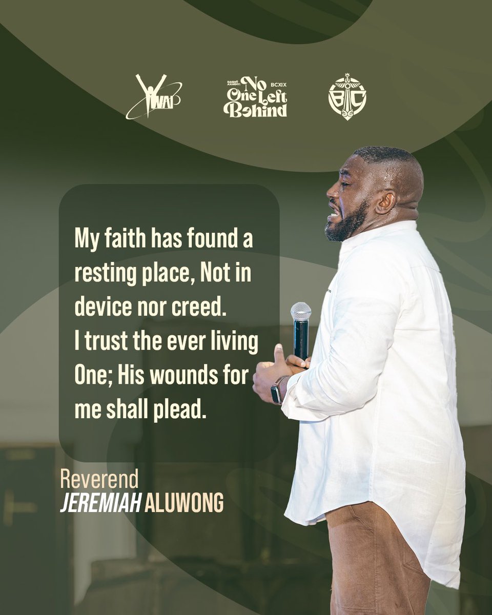 God's word was handed to us in its true, convicting and transformative power by Reverend Jeremiah Aluwong.

We were fed generously, we ate good, and our hearts are better for it.

#nooneleftbehind
#boothcampxix
#bcxix
#ywapbcxix