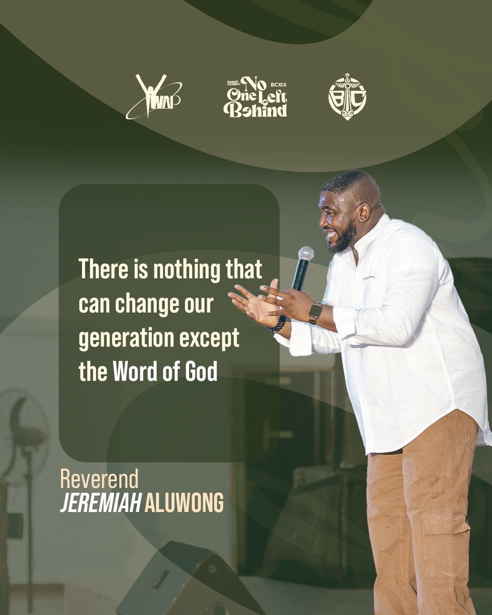 YWAPhq's tweet photo. God's word was handed to us in its true, convicting and transformative power by Reverend Jeremiah Aluwong.

We were fed generously, we ate good, and our hearts are better for it.

#nooneleftbehind
#boothcampxix
#bcxix
#ywapbcxix https://t.co/b09OqxL1qR