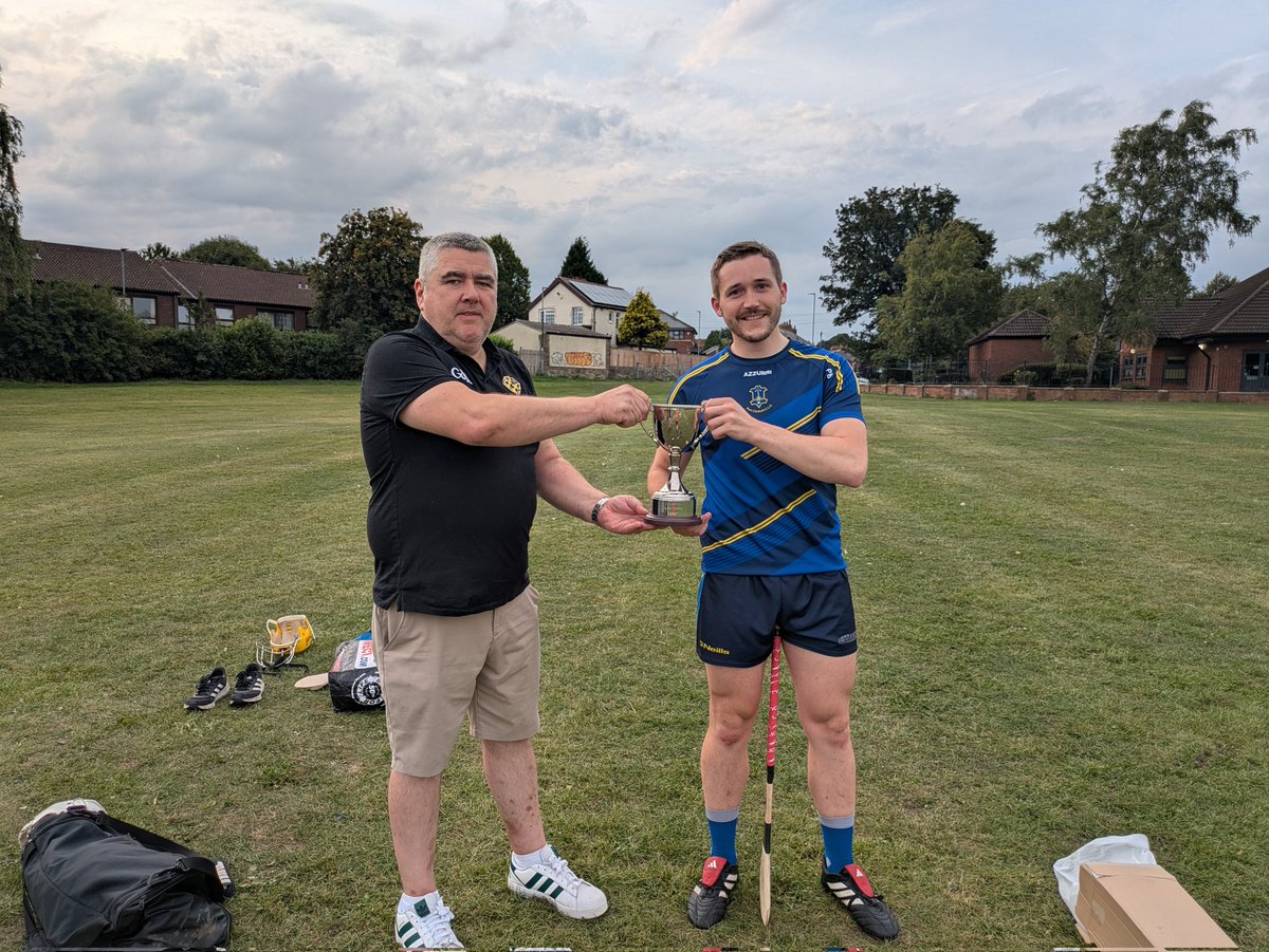 Yorkshire Emeralds (@yorkshirehurlin) on Twitter photo Thanks to George from <a href="/OfficialLancGAA/">LancashireGAA</a> for delivering the junior hurling cup down to training this evening Thanks to George from <a href="/OfficialLancGAA/">LancashireGAA</a> for delivering the junior hurling cup down to training this evening