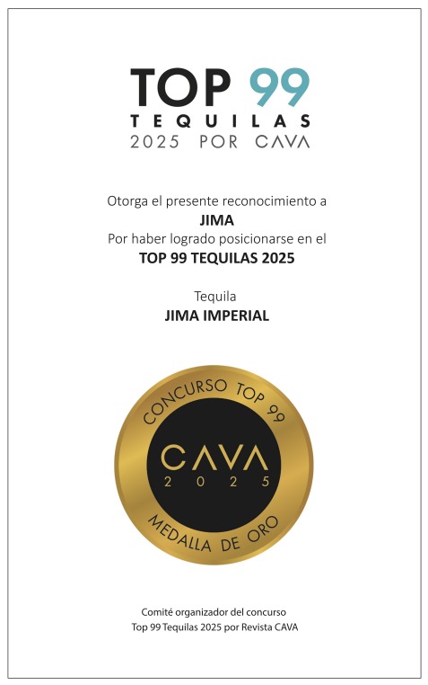 jimamx's tweet photo. 🏆✨ ¡Tequila Jima Imperial!✨🏆

Celebramos con orgullo que Tequila Jima Imperial ha sido galardonado con Medalla de Oro 🥇en la revista Cava y ha logrado posicionarse entre los mejores 99 tequilas del mundo 🌎🔥.

Sitio web Revista Cava:
https://t.co/5PFXThm0OP https://t.co/ksMfRwFeJt