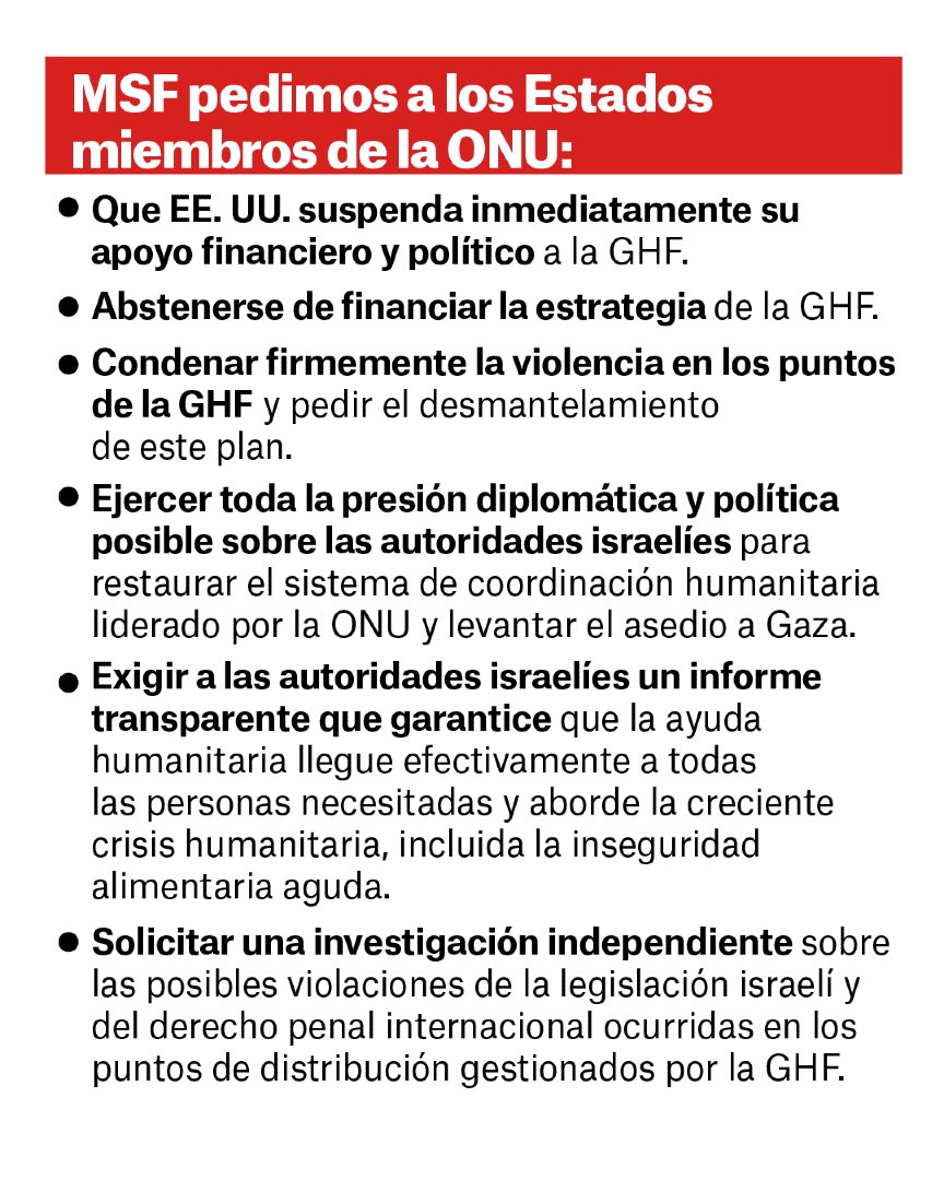 MSF_Espana's tweet image. 📢 Médicos Sin Fronteras pedimos a los Estados miembros de la ONU: