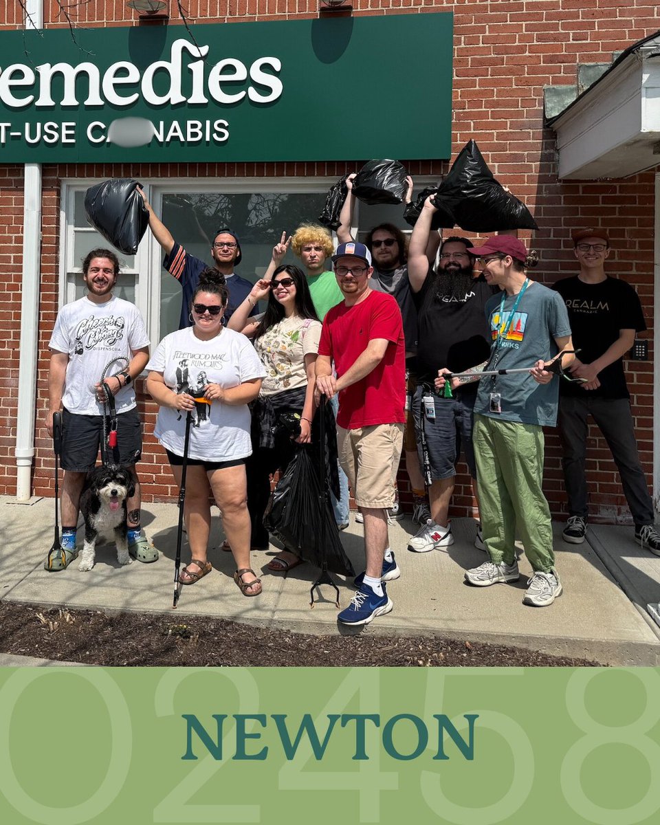 Heroes 💚 Our Newton team grabbed gloves, bags, and good vibes to give the neighborhood a little extra shine. The result? Cleaner streets, bigger smiles. Let's go Newton