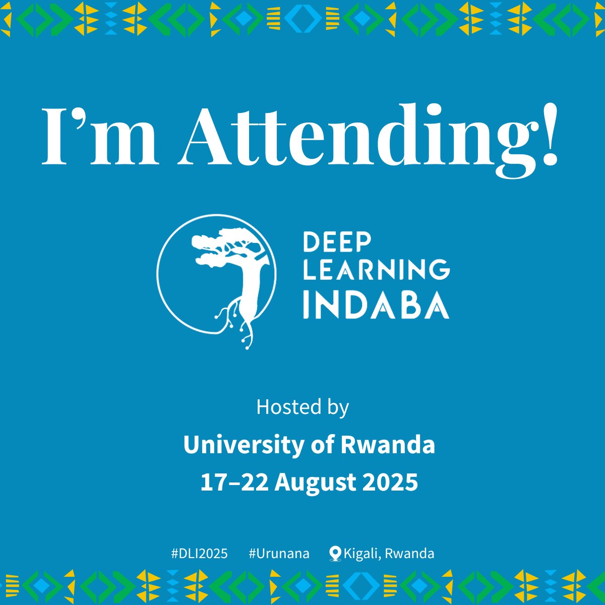 Who else is getting extremely amped for the 2025 Deep Learning Indaba? 🪘