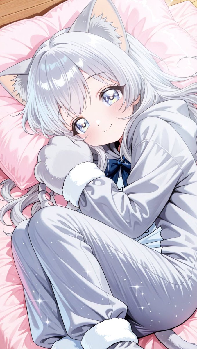 おはようございます🥰
今日はわんにゃんの日なので、猫ミーシャです🐱
今日も無理せず頑張っていきましょう✨️
それでは今日も1日よろしくお願いします🙇
＃猫耳
＃わんにゃんの日