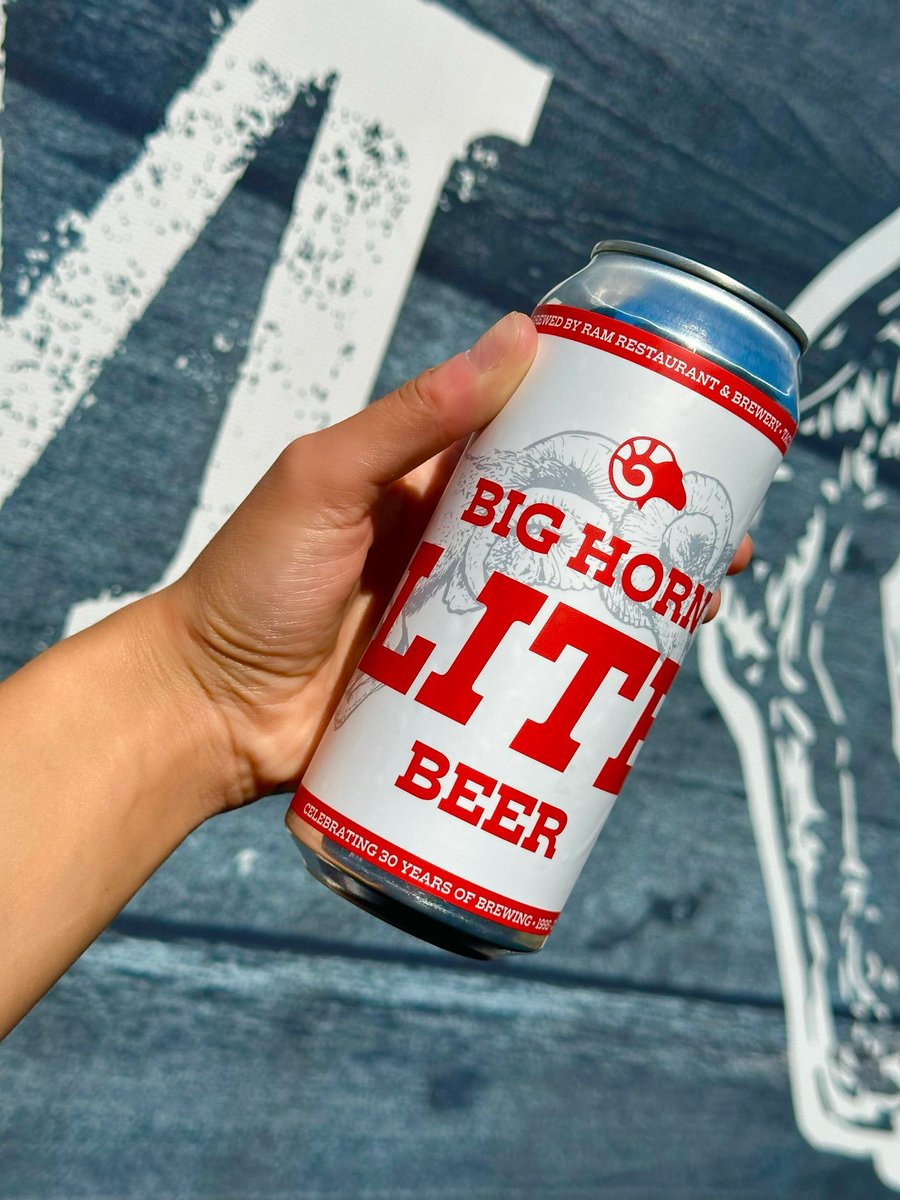Big Horn Lite is canned‼️ Available for purchase at all WA locations and Wilsonville, OR! 

4-pack of 16oz cans $20 
4.5% ABV | 10 IBU