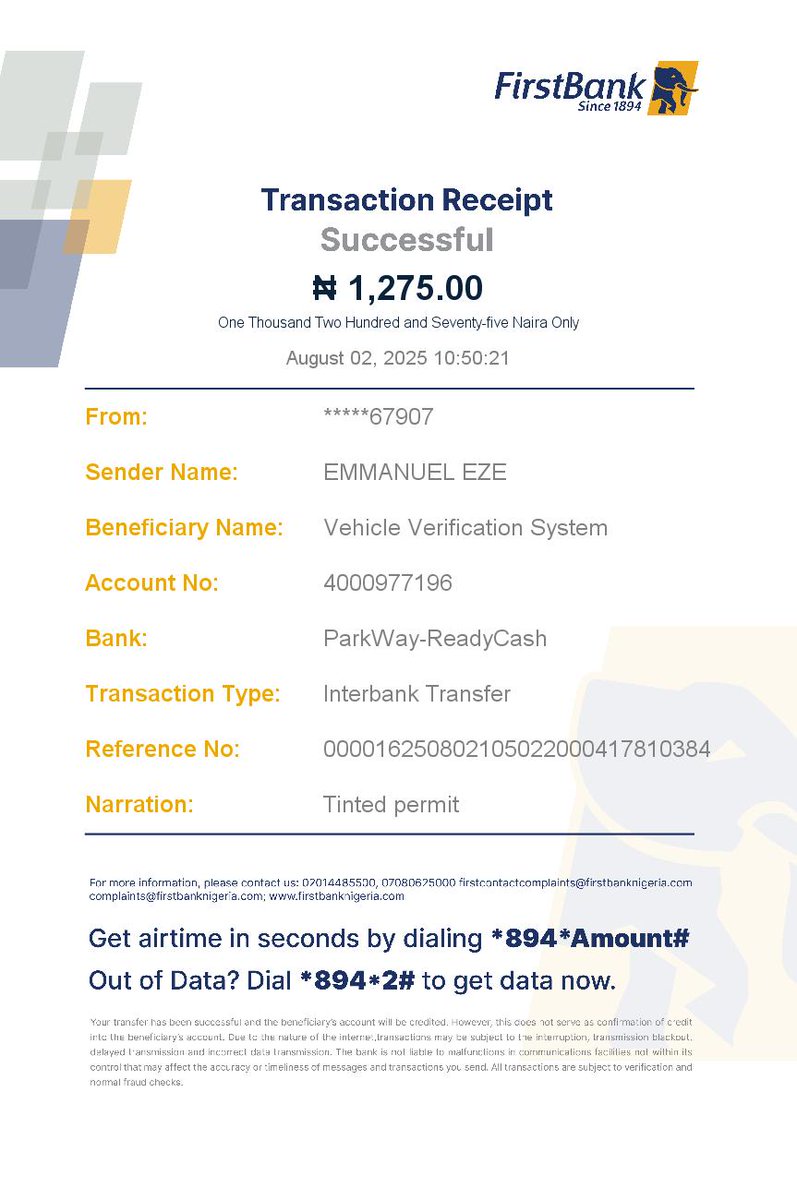 emmanuelezee5's tweet photo. @PoliceNG @POSSAP_NGG I paid ₦1275 since 2rd of this month August till today my money has not been confirmed I have call and email you people no reasonable response https://t.co/WyifIfe2wr