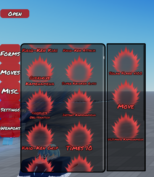 Cheemsisop's tweet photo. Universal Goku Rework is in the works (I asked my community on the discord server and they voted for him) Super Kaioken sneak peek! (Ignore Rimuru it's an admin morph)

U.Goku will have new moves with each form! https://t.co/Wo6br4Yon2