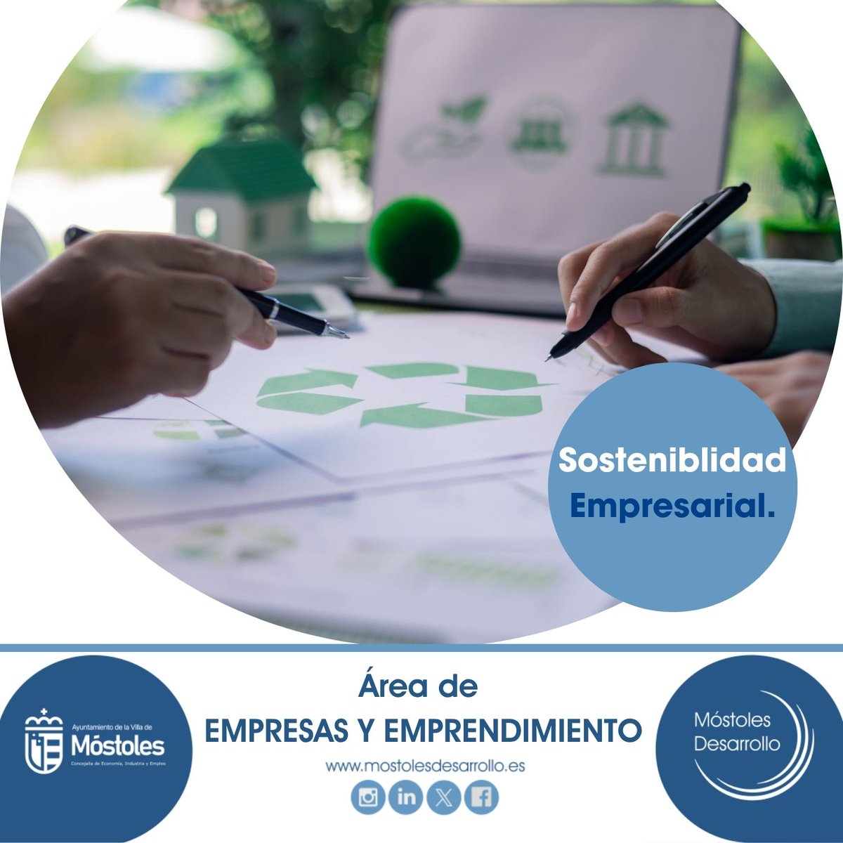 MÓSTOLES DESARROLLO (@mostdesarrollo) on Twitter photo 🌿♻️ Ser una empresa sostenible impulsa tu negocio 💱
✅ Más financiación
✅ Ventajas fiscales
✅ Ahorro de costes
✅ Mejor imagen
✅ Innovación
📧 empresas@mostolesdesarrollo.es | innovacion@mostolesdesarrollo.es
☎ 91 685 30 90
#Móstoles #Empresas #Sostenibilidad #Innovación 🌿♻️ Ser una empresa sostenible impulsa tu negocio 💱
✅ Más financiación
✅ Ventajas fiscales
✅ Ahorro de costes
✅ Mejor imagen
✅ Innovación
📧 empresas@mostolesdesarrollo.es | innovacion@mostolesdesarrollo.es
☎ 91 685 30 90
#Móstoles #Empresas #Sostenibilidad #Innovación