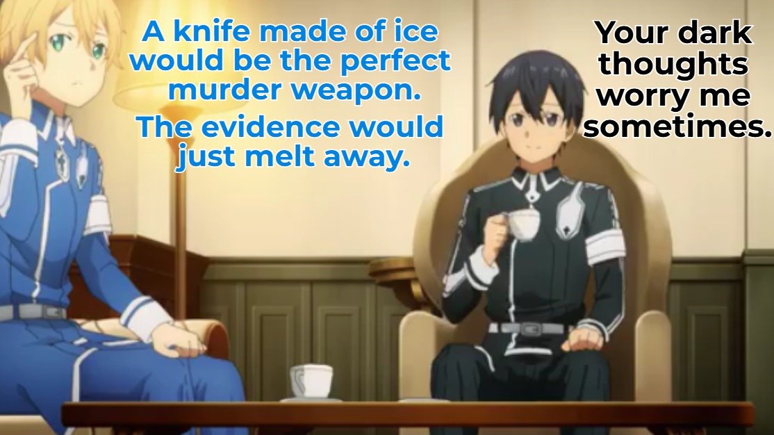 Thinking about how the mystery genre does not exist in the Underworld.