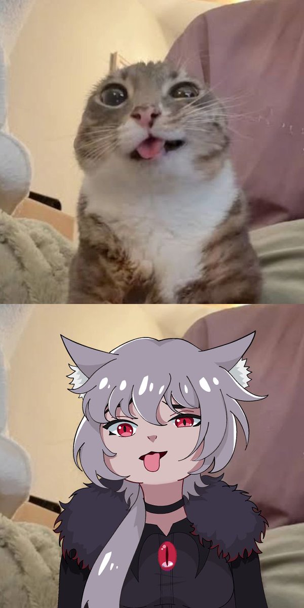 FefimonVT's tweet photo. I’m just a silly catgirl meow meow 

🎨 @/tasikoral https://t.co/YZcYLY00hV