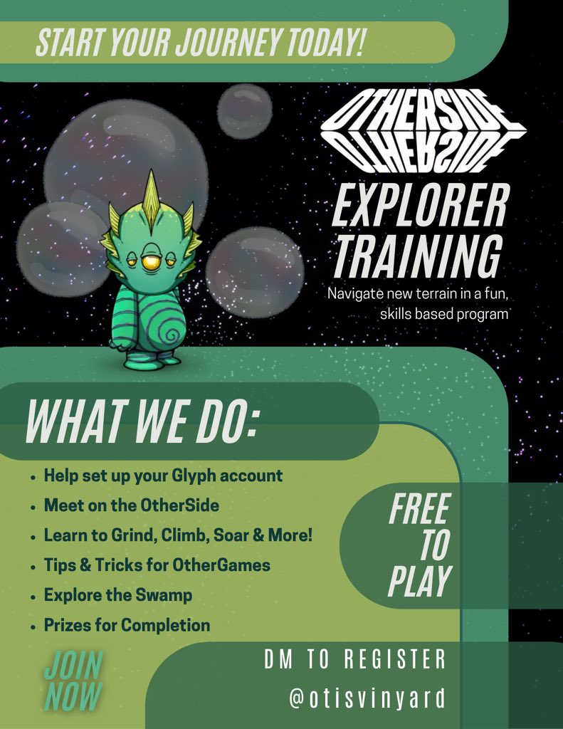 Otis (@otisvinyard) on Twitter photo Experience the <a href="/OthersideMeta/">Othersidemeta</a> TODAY!
Letting my Koda loose for daily sessions all week ๐ฎ
Tips & Tricks, explore w new friends, & win prizes ๐
OPEN TO ALL!!!
DM for Details Experience the <a href="/OthersideMeta/">Othersidemeta</a> TODAY!
Letting my Koda loose for daily sessions all week ๐ฎ
Tips & Tricks, explore w new friends, & win prizes ๐
OPEN TO ALL!!!
DM for Details