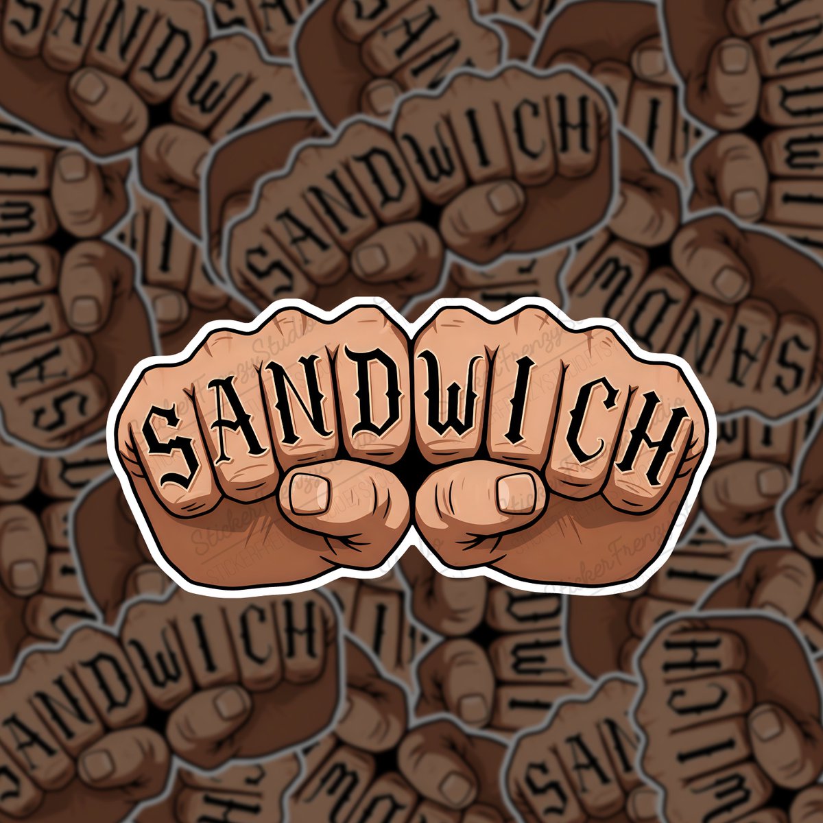 StickerFrenzyy's tweet image. Throw a punch of humor into your life with our Knuckle Sandwich sticker 👊
Perfect for laptops, water bottles &amp;amp; more.
👉 etsy.me/47mT1KL
#FunnySticker #KnuckleSandwich #TattooStyle #VinylDecal #Etsy