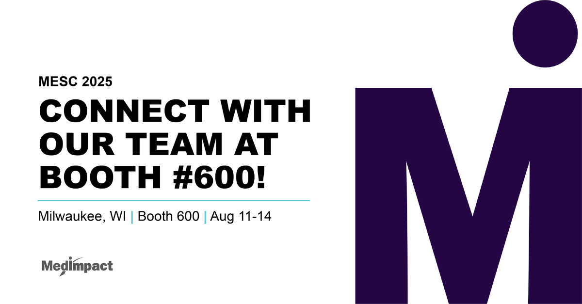 For decades, #Medicaid programs have trusted MedImpact’s team, solutions, and expertise to perform better in audits and earn more stars.

If you’re attending #MESC2025, connect with our team at booth #600 to learn what we can accomplish together.

#wearemedimpact #atruepartner