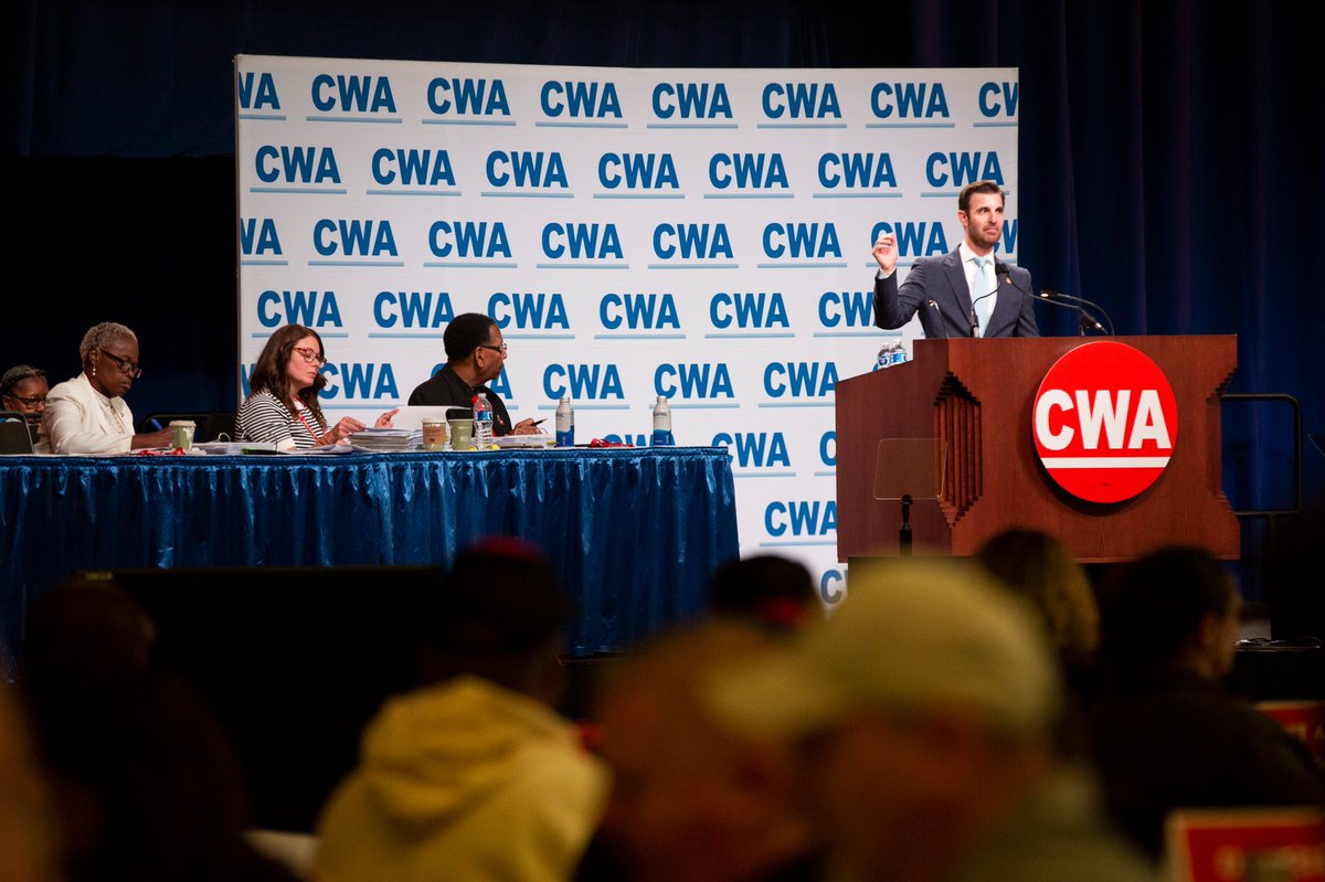 This Administration is attacking union workers and organized labor. That doesn't fly with me or our Western PA values.

Thanks to <a href="/CWAUnion/">CWA</a> for inviting me to address their 80th National Convention to talk about how we fight back. Solidarity forever! ✊
