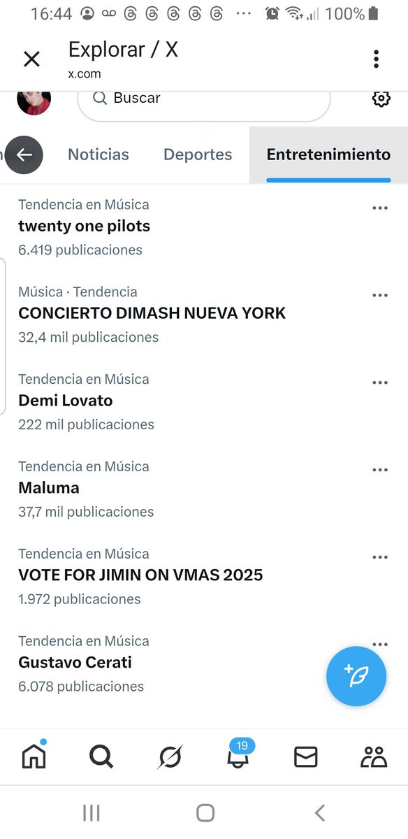 Tendencia en Twitter🎶🎶
Chile y Argentina 
CONCIERTO DIMASH MÉXICO 
#StrangerTourAmerica 🇨🇱
CONCIERTO DIMASH NUEVA YORK 🇦🇷
<a href="/dimash_official/">Dimash Qudaibergen</a>
