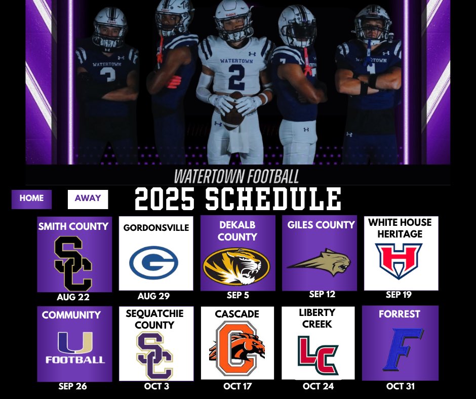 WatertownFB official tweet media