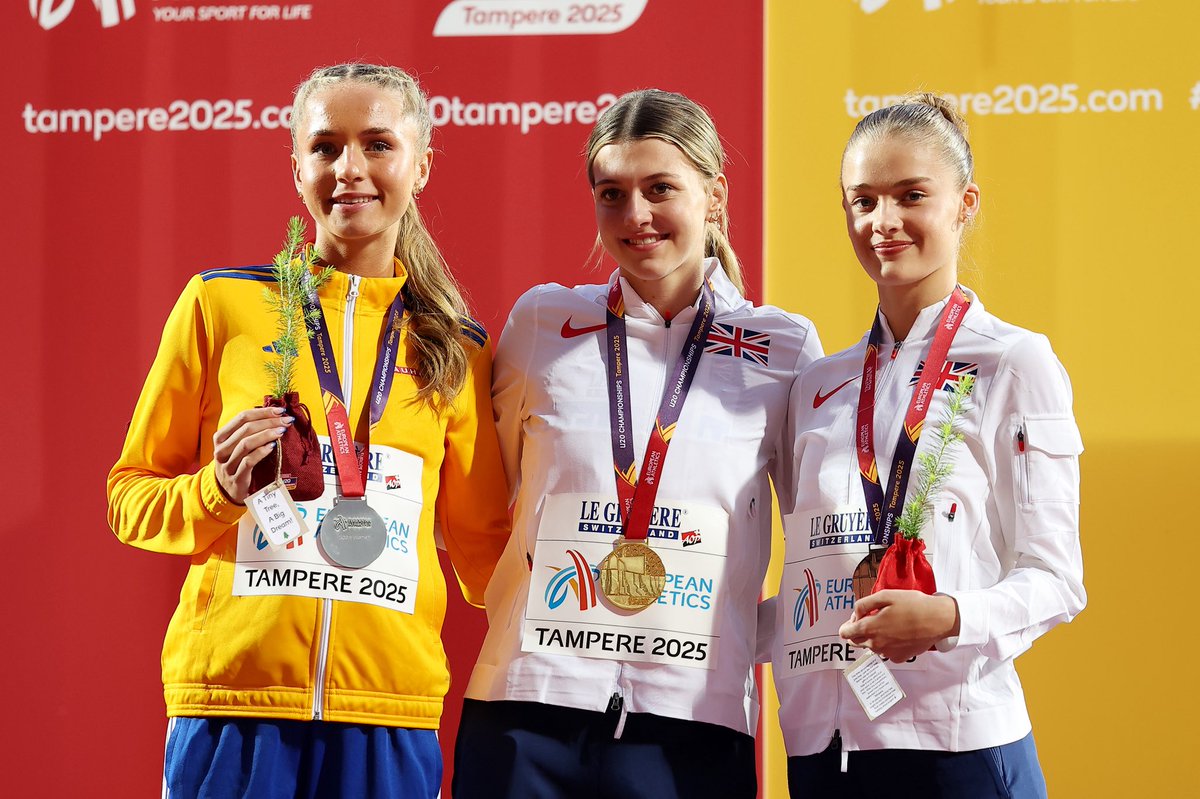 BritAthletics's tweet image. A weekend for the books in Tampere 📚

The @_Novuna Great Britain &amp;amp; Northern Ireland team finish second in the medal table at the European Under-20 Championships 🙌

#Tampere2025