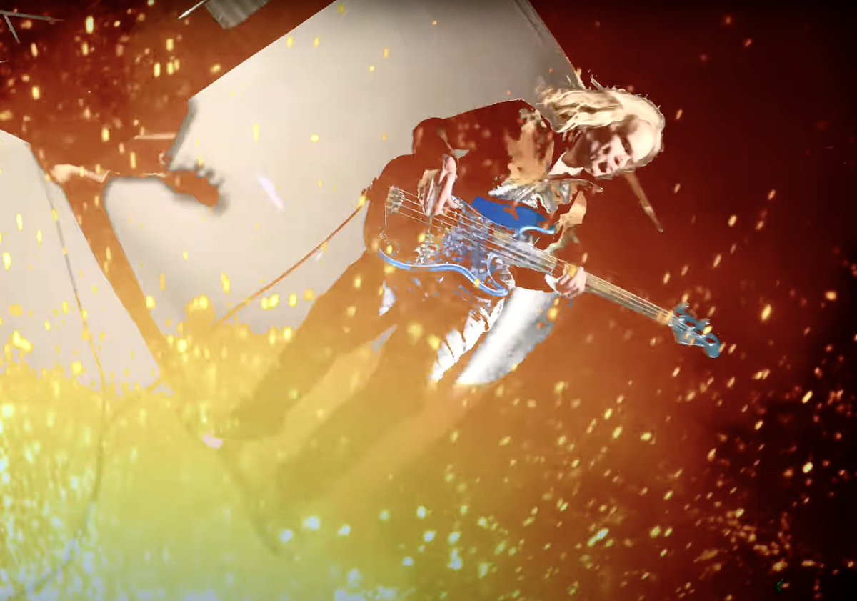 FretlessMonster's tweet photo. Screenshot from “The Lost Night” by Al Nesbitt &amp; The Alchemy. Video clip to follow! 🤩🔥

#fretlessmonster #alchemyband #liveinseattle #thelostnight #room53 https://t.co/x71giWmZAV