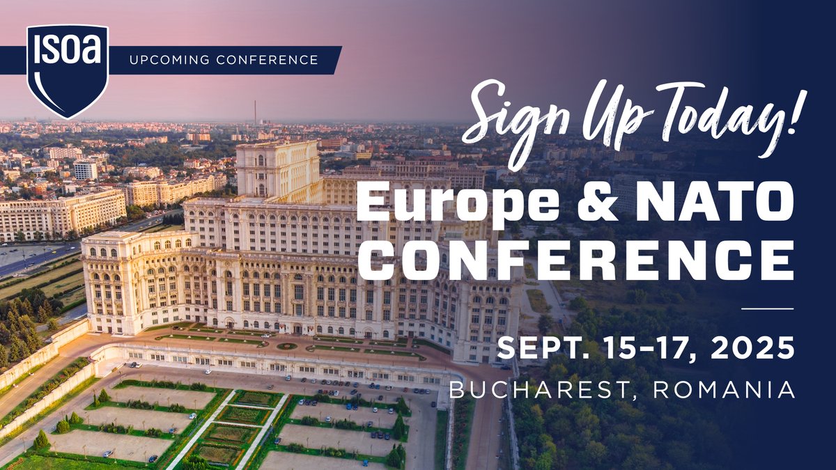 On Sept. 15-17, #ISOA's Europe &amp; NATO Conference will delve into public/private partnership opportunities to support #Defense  &amp; #stabilityops projects in #Ukraine️  #Romania  &amp; Eastern Europe. Business matchmaking too!
Sign up today -> stability-operations.org/event/europe-n…
#ISOARomania2025