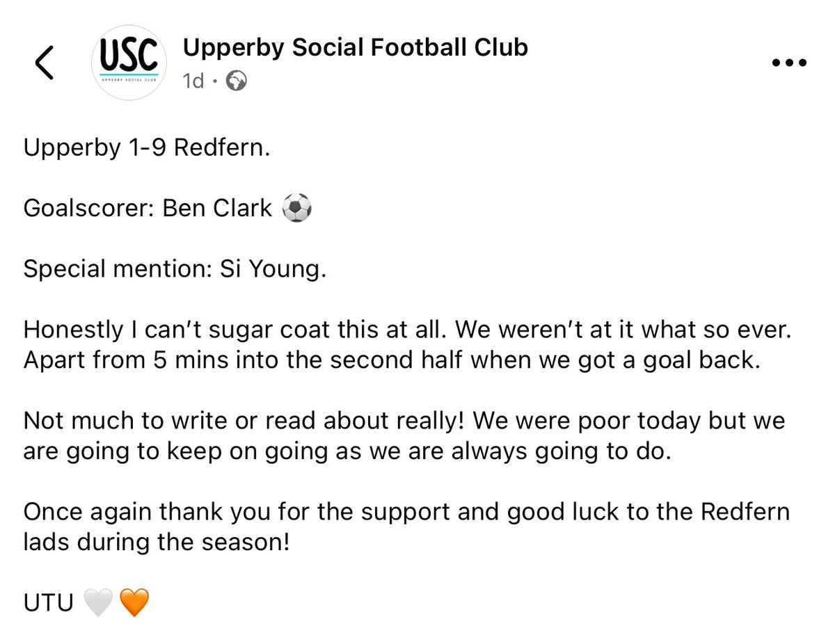 Upperby Social Club tweet media