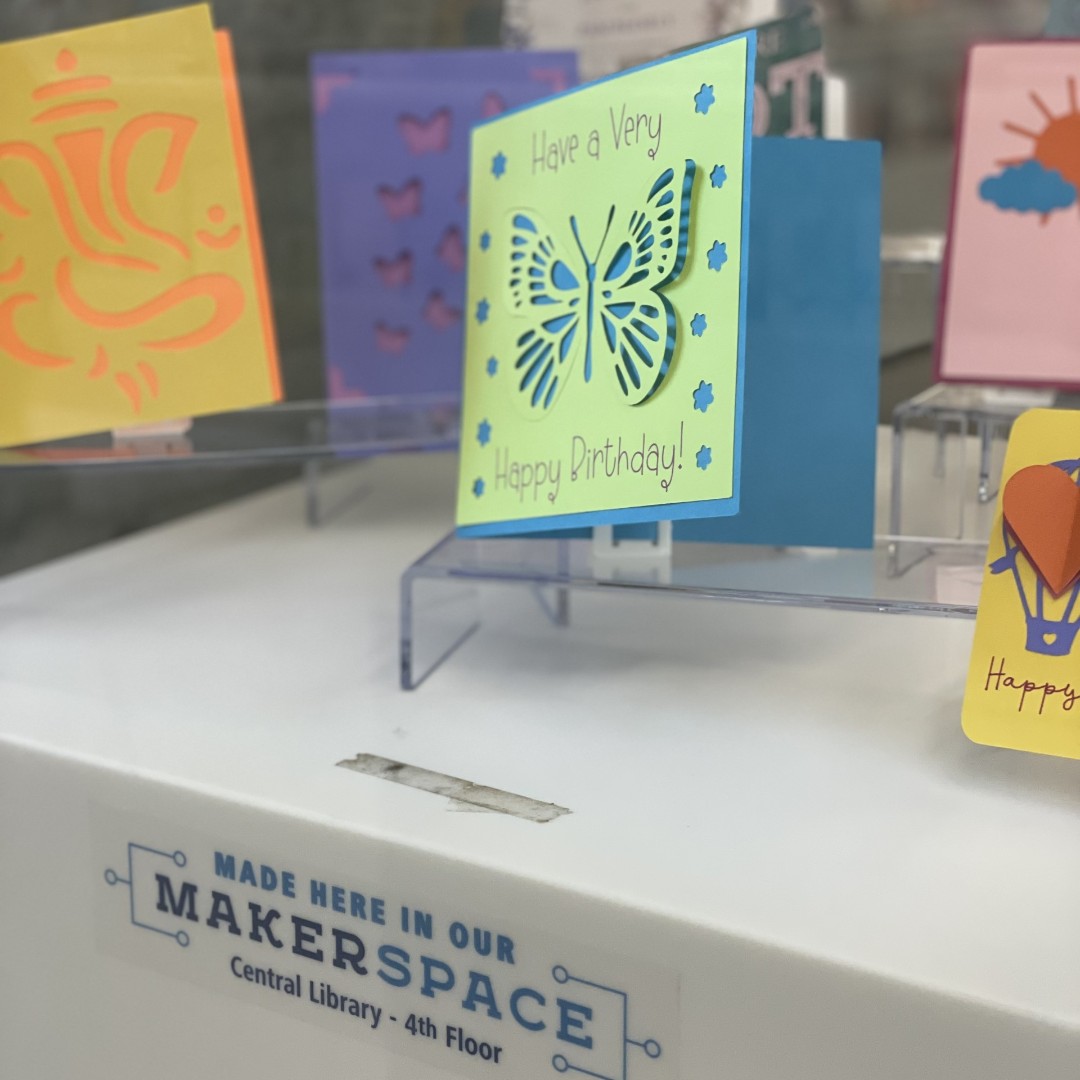 HamiltonLibrary's tweet photo. Save money and design your own greeting cards for those special birthdays ππ and milestone occasions in our #Makerspaces!
Learn about our equipment offerings and then book your appointment to get started. https://t.co/9xSv7hQTaD
#MakerspaceMonday #HamOnt #Libraries https://t.co/CwVLH84wAZ