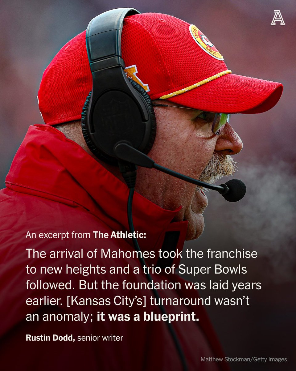 The Athletic (@theathletic) on Twitter photo Few franchises had gone through an uglier season than the 2012 Chiefs.
Kansas City needed a new brand, a new strategy and a new culture. They needed a wholesale turnaround.
And in stepped Andy Reid, writes <a href="/rustindodd/">Rustin Dodd</a>.
nytimes.com/athletic/62103… Few franchises had gone through an uglier season than the 2012 Chiefs.
Kansas City needed a new brand, a new strategy and a new culture. They needed a wholesale turnaround.
And in stepped Andy Reid, writes <a href="/rustindodd/">Rustin Dodd</a>.
nytimes.com/athletic/62103…