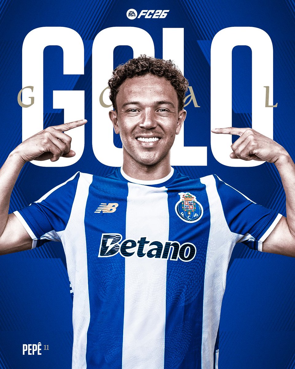 ⚽12' 𝙂𝙊𝙇𝙊𝙊𝙊𝙊𝙊𝙊𝙊𝙊𝙊! É de PEPÊ!

🔵⚪ FC Porto 1-0 Vitória SC

#FCPVSC
