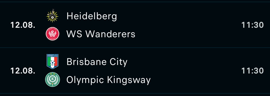 Jutro trzeci dzień Pucharu Australii. Bez przedłużania, Western Sydney i Brisbane City z awansem🫡

#AustralianCup