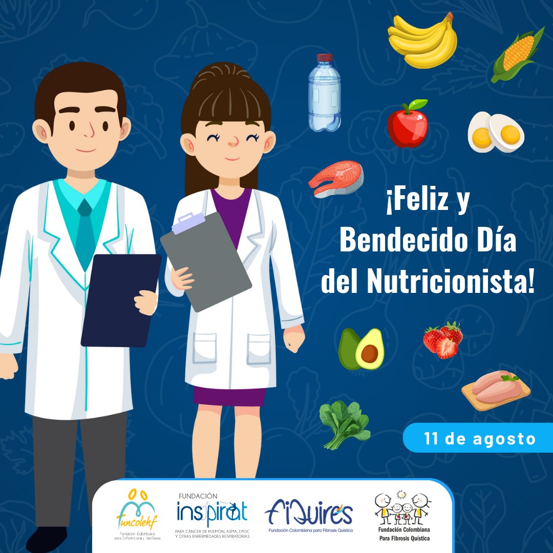 El #DíaDelNutricionista se conmemora el 11 de agosto, un día para agradecer a quienes, con dedicación, mejoran la salud y bienestar de miles
Su labor en la educación nutricional es clave para prevenir enfermedades y transformar hábitos, mejorando la calidad de vida
🤗