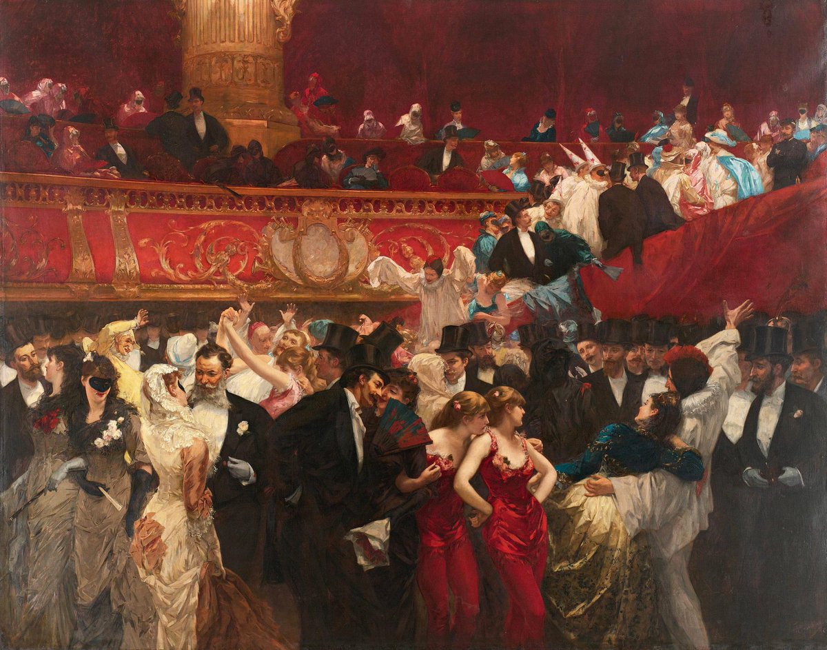 Masked Ball (1880), by Charles Hermans