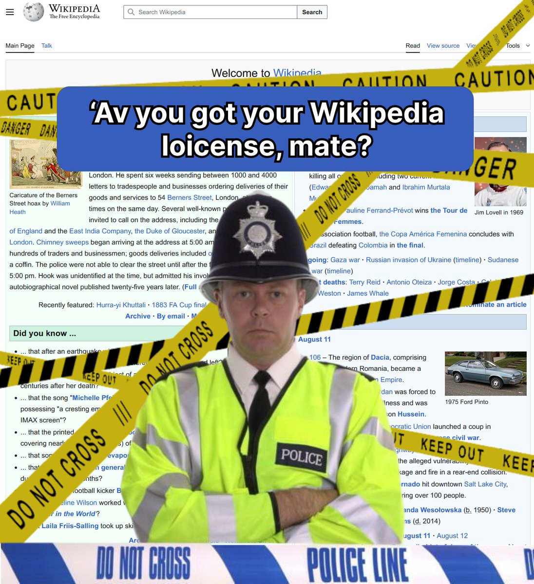 The UK government could soon be asking its citizens to provide ID to access Wikipedia.

Wikipedia has argued in court that the Online Safety Act’s “Category 1” duties mean that it would be forced to verify users’ identities.

The High Court has rejected this challenge.

1/3