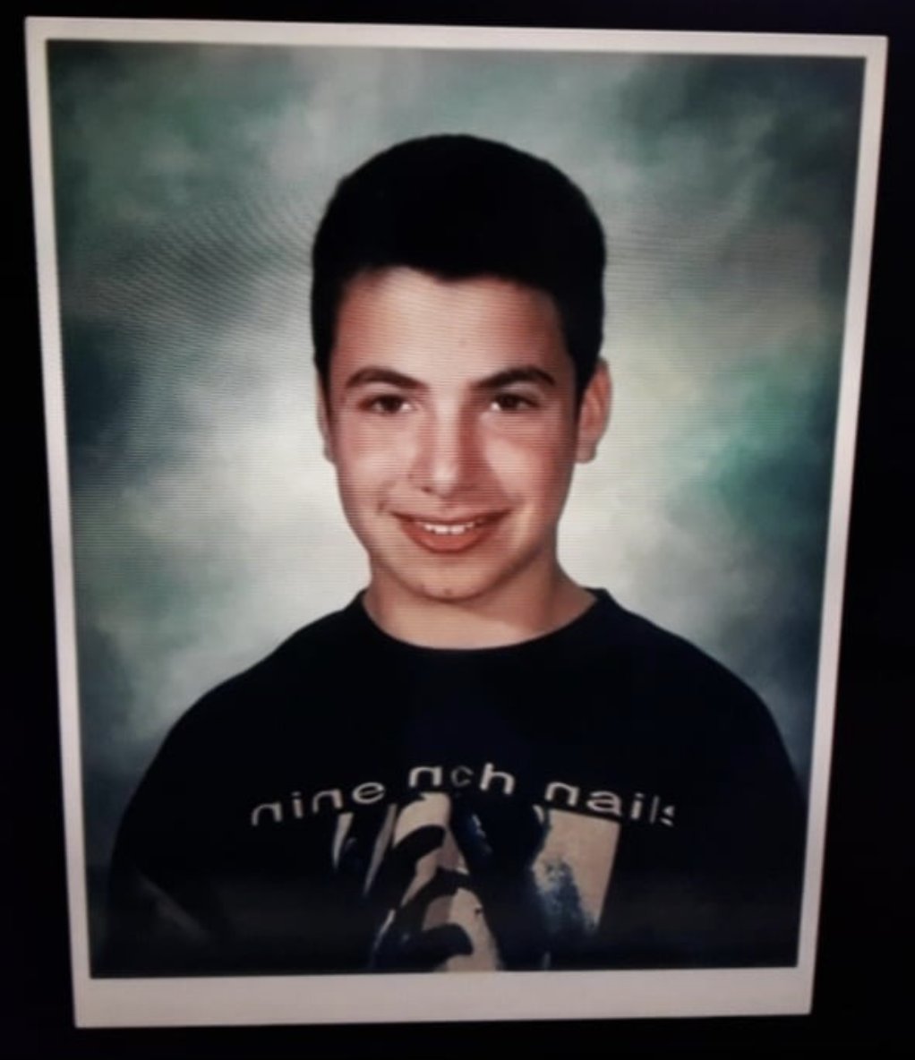 consequence's tweet photo. Longtime Nine Inch Nails fan Nathan Fielder meets Atticus Ross and Trent Reznor https://t.co/qF5MAmyV88