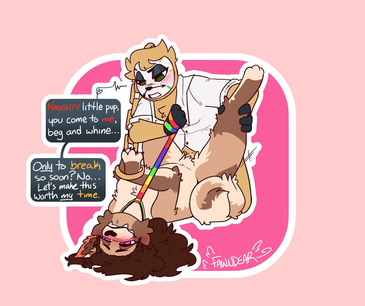 fawn_d3ar's tweet photo. Uhh... hehehee... I like the ⏱️.... a lot.....

#dandysworldNSFW #nsfw #dandysworldr34 #r34 https://t.co/0Nj7dwSyMo