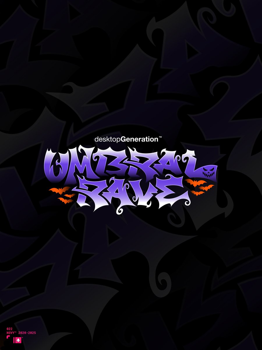 umbral rave logo design