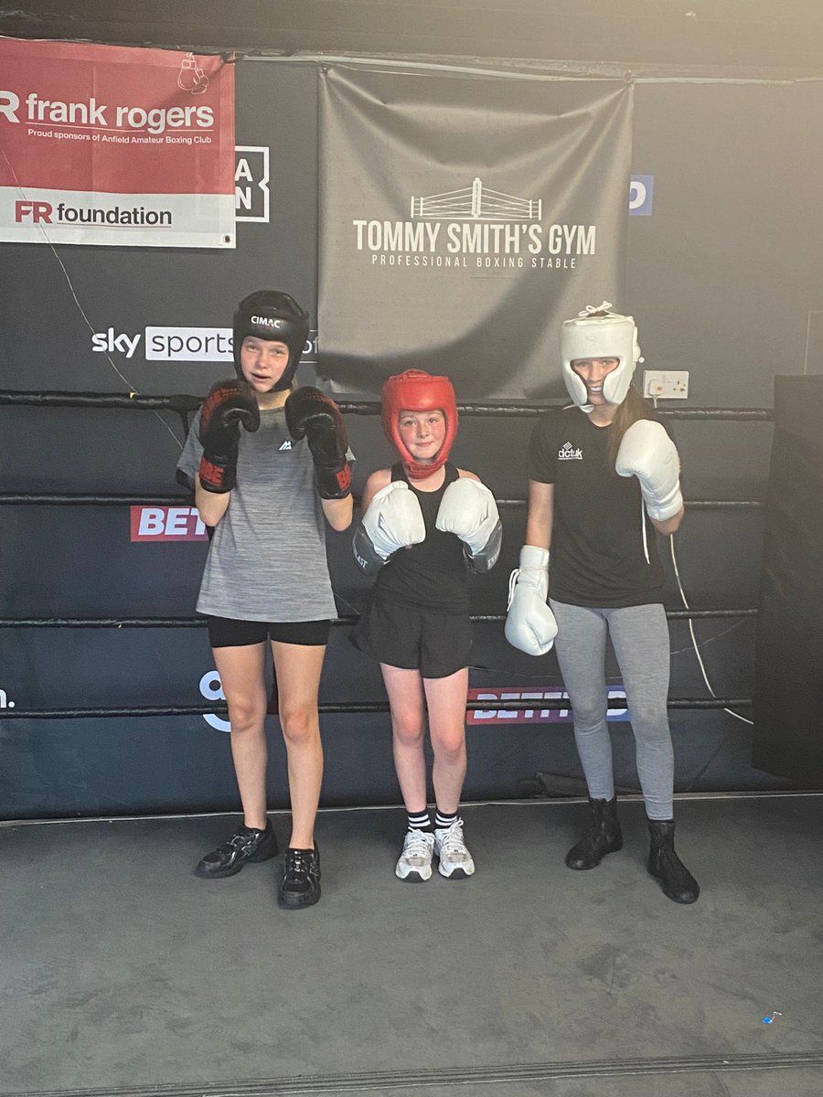 The newest female to the squad Amelia (middle) got to move about for the 1st time with Lottie and Tayla.