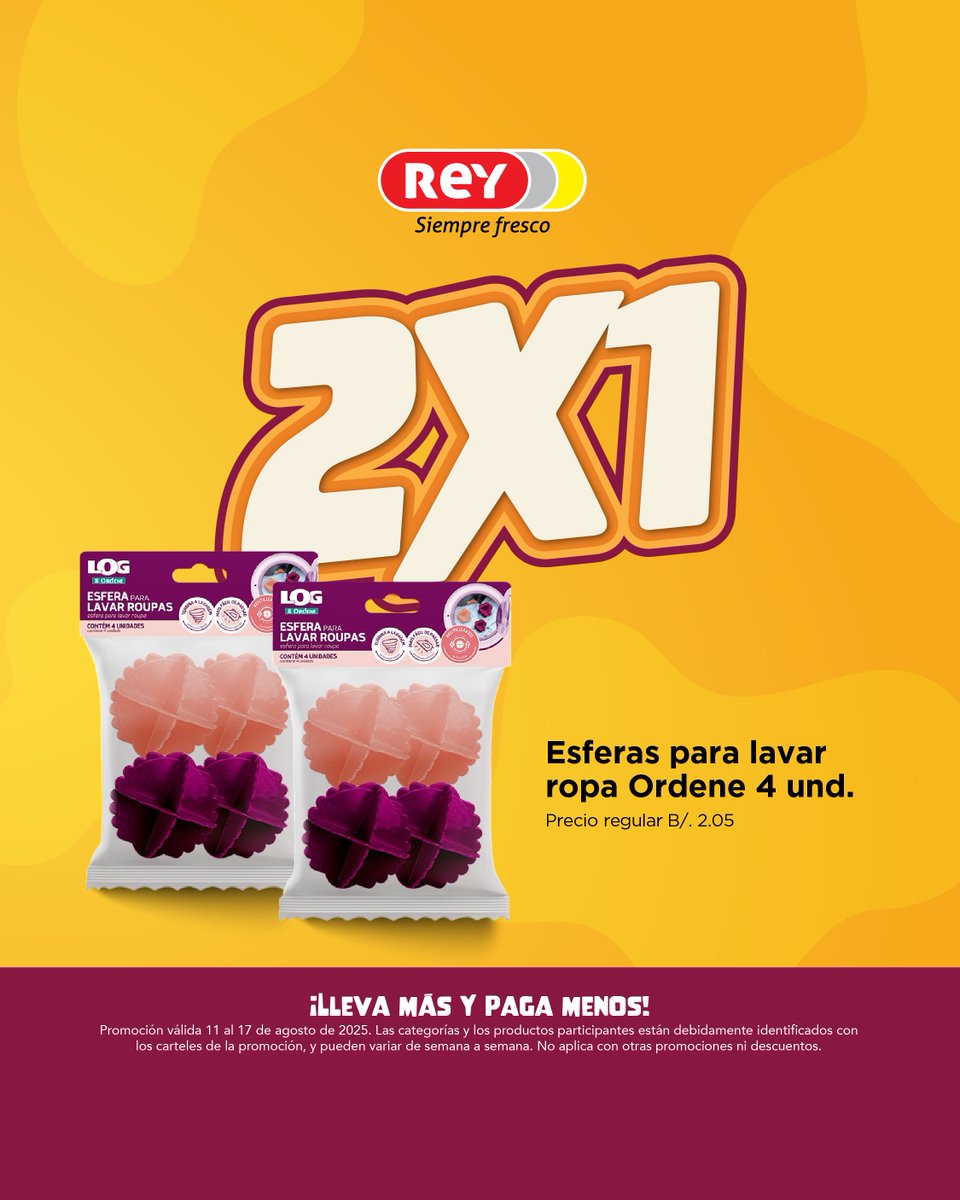💥¡LLEGÓ EL 2x1! 🛒
Esta semana tenemos ofertas especiales en variedad de productos✨¡Ven por el tuyo!

➡️Promoción válida del 11 al 17 de agosto de 2025.⬅️

📌 Las categorías y los productos participantes están debidamente identificados con los carteles de la promoción, y pueden