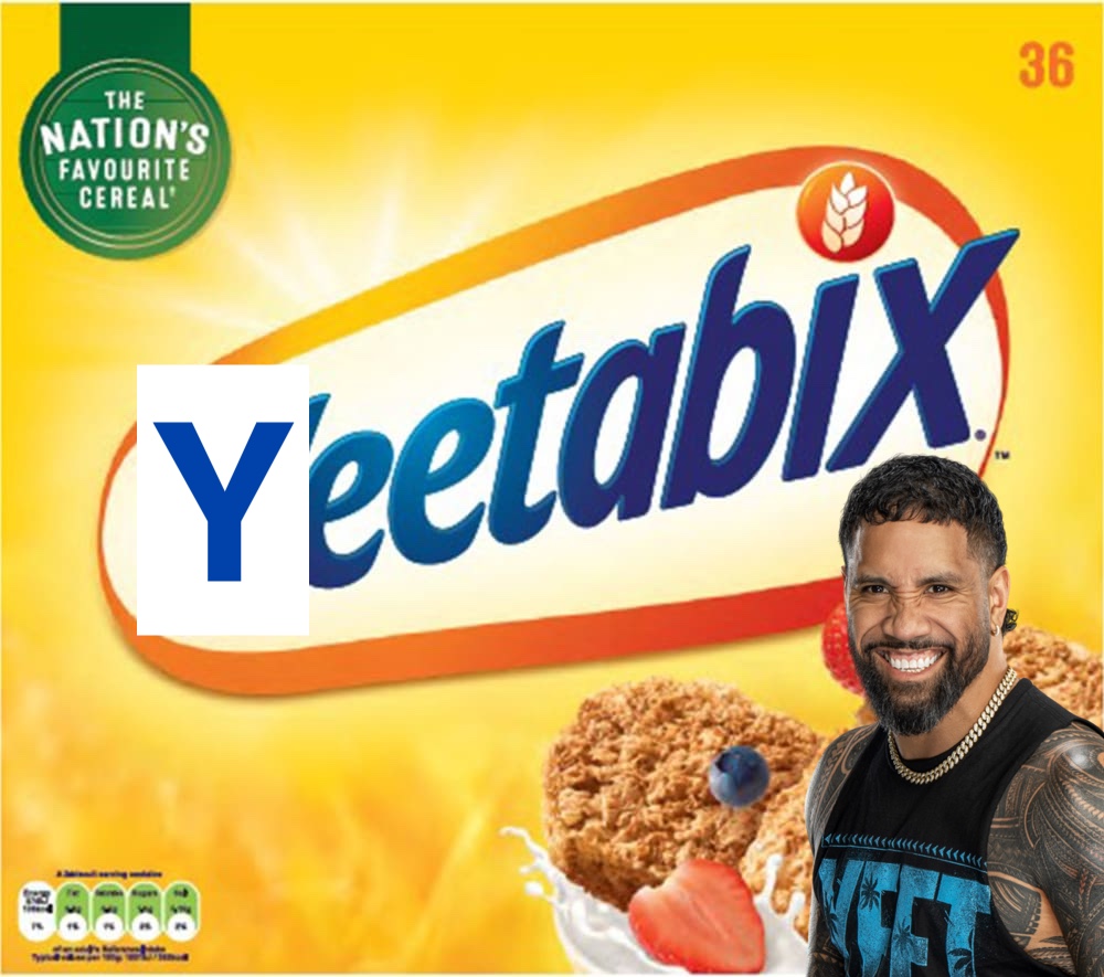adamwilbourn's tweet image. What's Jey Uso's favourite cereal?