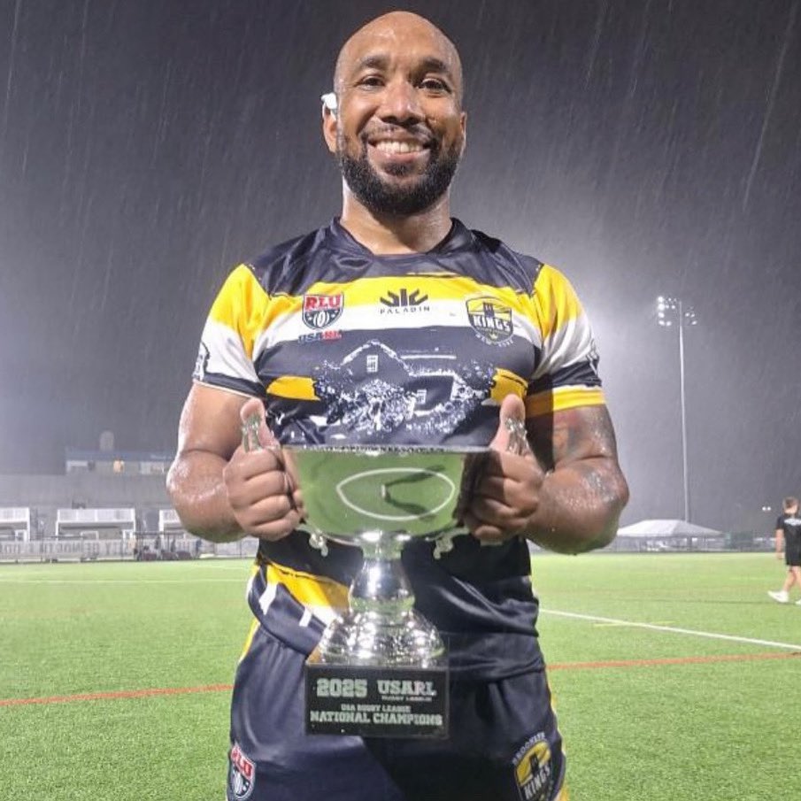 Congratulations to Head Coach Kyle Granby on capturing the 2025 USARL National Championship with the Brooklyn Kings 👑🏉