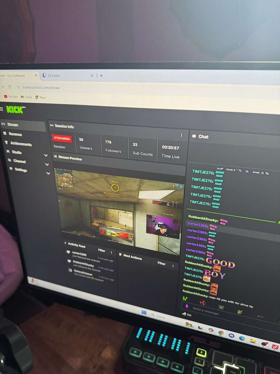 CSlayergaming's tweet image. Thank you so much for the raid yesterday! @galaxysnipess @KickStreaming #KickStreaming #cod #warzone #live 
We live right now come by and have some fun with the Chan fam 

kick.com/chanslayer