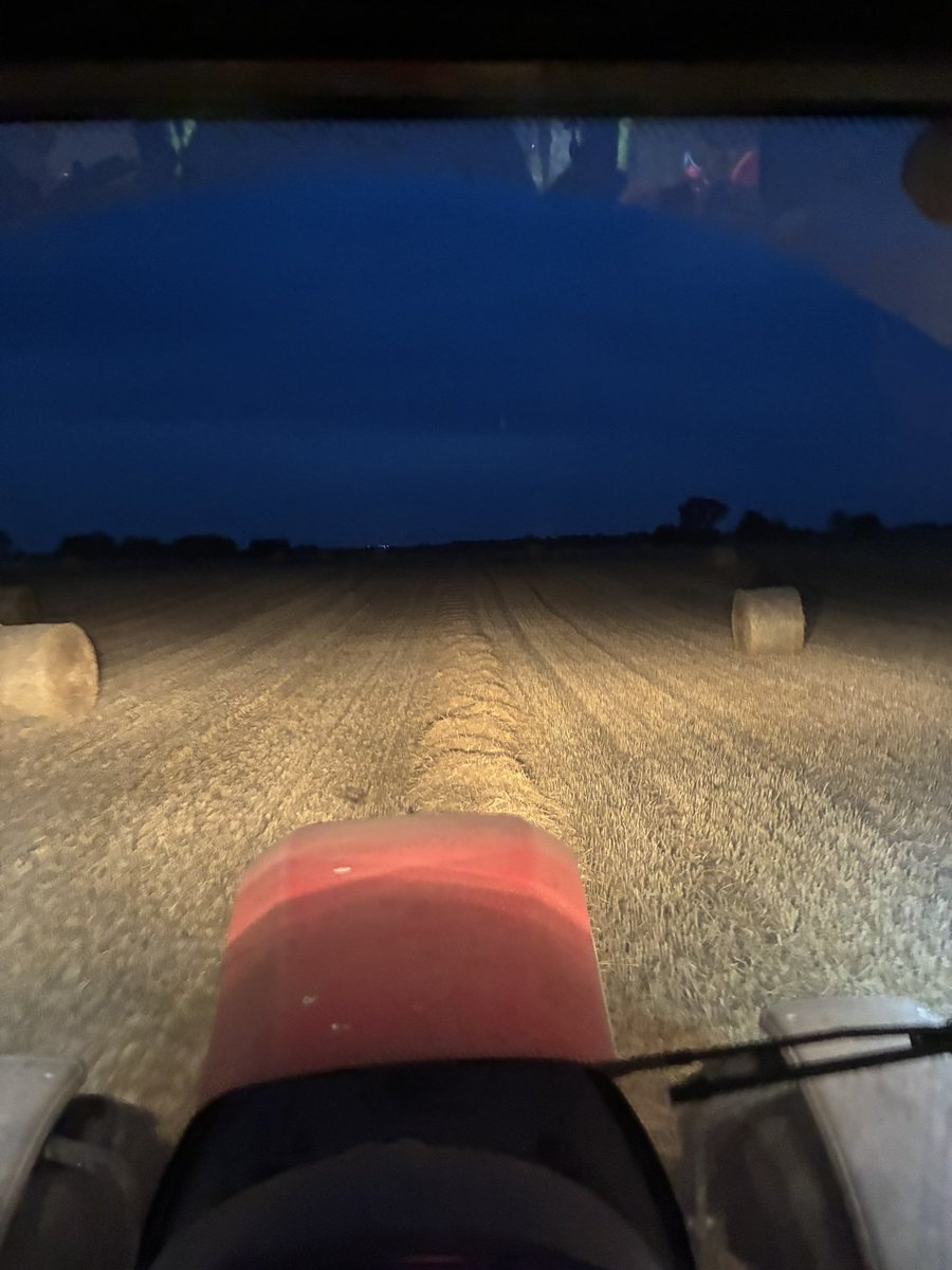 Like Groundhog Day , another late one , went baling this morning for a few hours then in the office and out to get filters for the tractor , quick nap interrupted by loading a lorry soon, baler and tractor serviced up and we’re back here again #harvest25 #poweredbycoffee