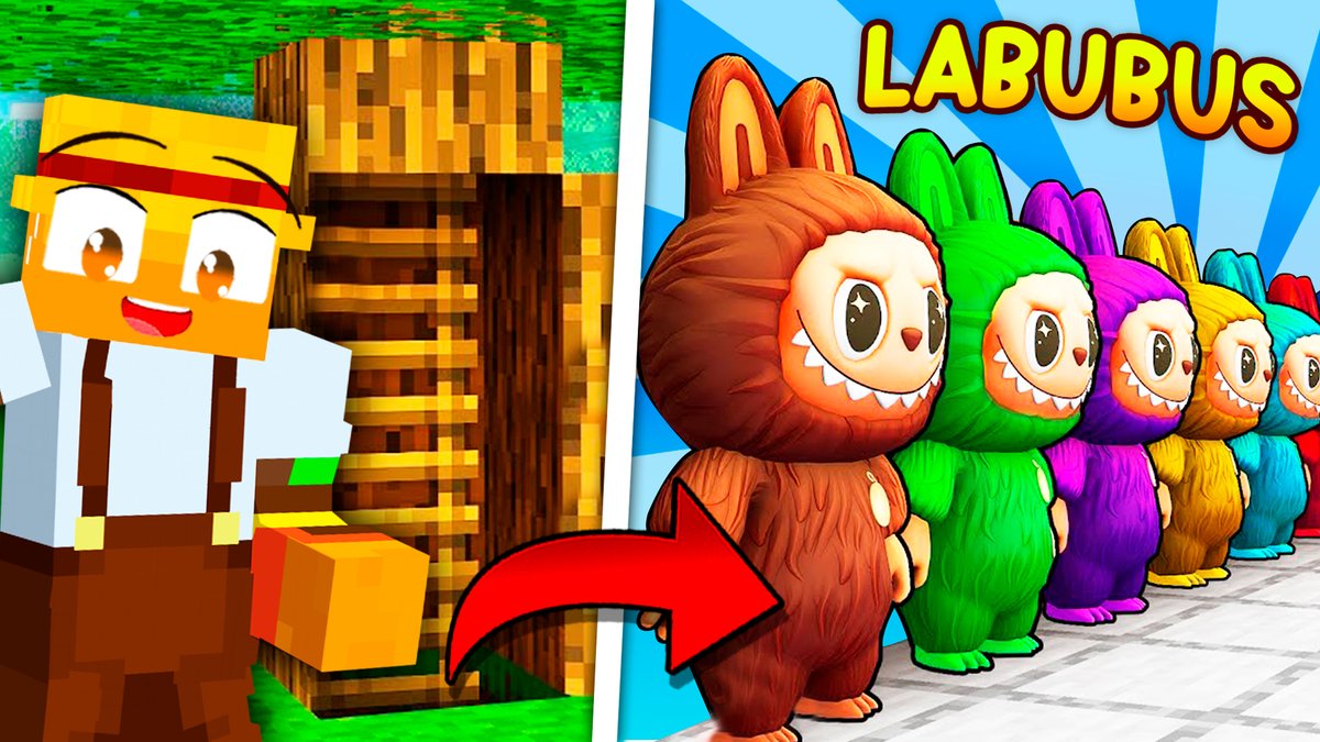 garefcraft's tweet photo. ⭐️¡NUEVO VIDEO!⭐️ 

RESCATÉ a LABUBUS en PELIGRO en MINECRAFT 😨🐰

👇LINK DEL VIDEO 👇
https://t.co/Xqvj7IgFhE

Me ayudarías muchísimo con un FAV 🧡 y un RT 🔁 Gracias por apoyarme https://t.co/W5Kyvym7fc