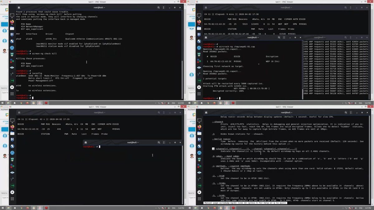 🆓 Video del Webinar Gratuito: "Atacar Redes WEP con Kali Linux". 🎞️ reydes.com/e/videos_2020

#cybersecurity #hacking #redteam #forensics #dfir #osint