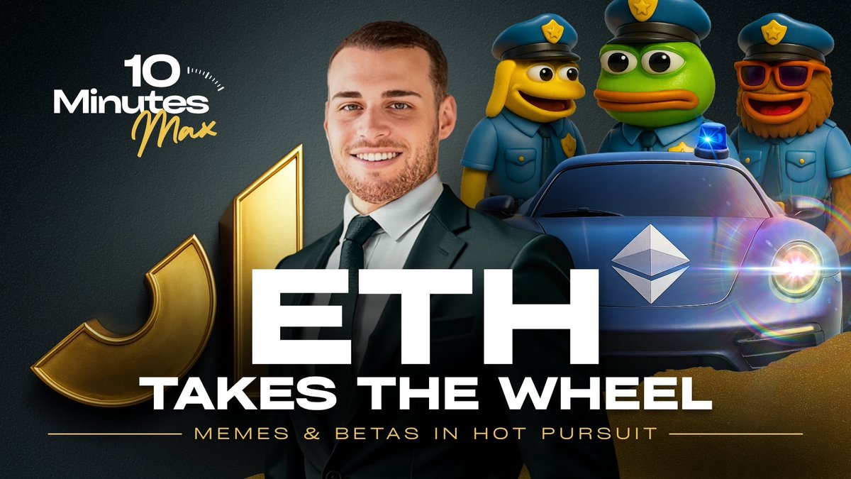 Today for “10 Minutes Max” I discuss how $ETH has taken the wheel &amp; if we should be concerned about beta not following its recent rally…

Check it out below 👇 

🔗: youtu.be/j0wrNM1Nt6A?si…