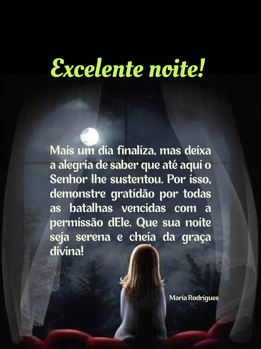 7MariaRodrigues's tweet photo. #boanoite #alegria #Senhor #Senhorsustenta #gratidão #vencer #batalhas #noiteserena #graçadivina https://t.co/8ro4hVKJDk