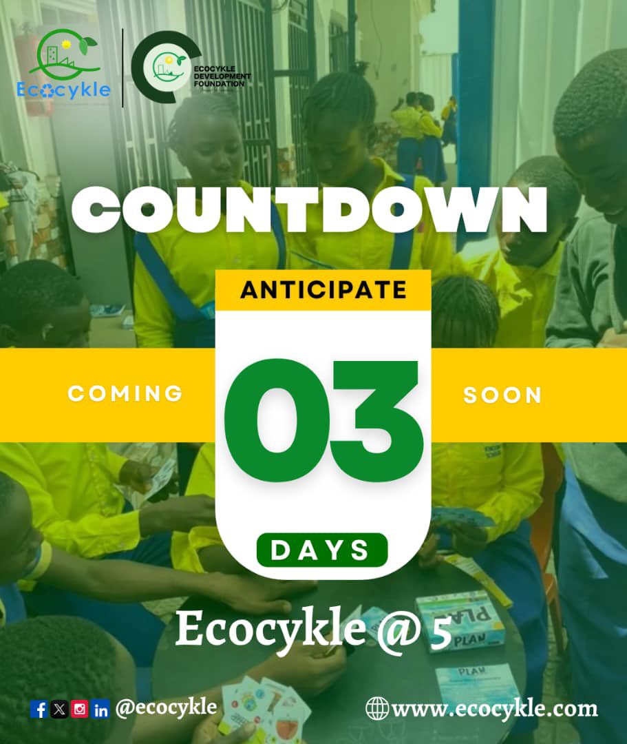 JoshuaImoikor's tweet image. Day 3 Countdown | Ecocykle @5 🎉

As we celebrate 5 years of driving climate solutions across Africa and beyond, we extend our sincere and deepest gratitude to our partners and volunteers for walking this journey with us.

#EcocykleAt5
#5YearsOfImpact
#EcocykleImpact
#ZeroWaste