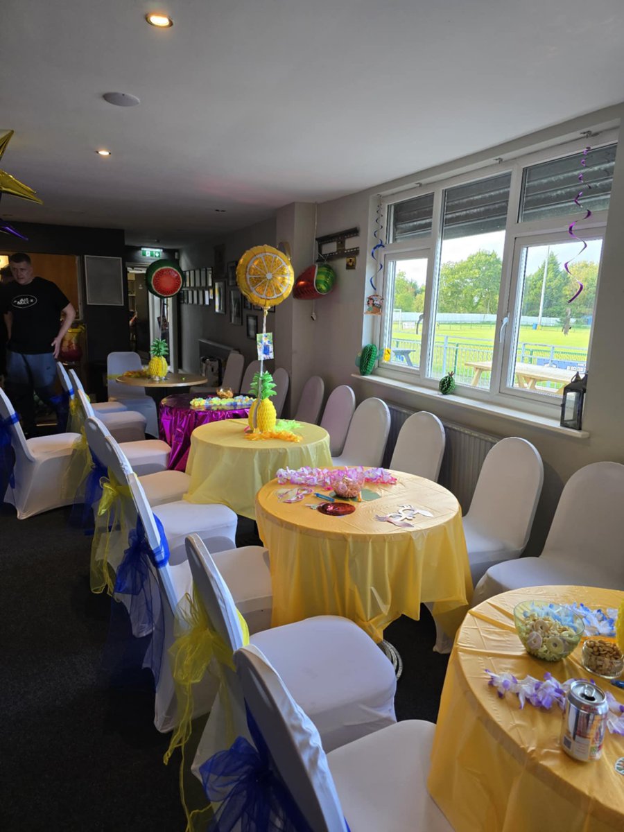 wiganchimp's tweet photo. Big thank you to @AshtonAthletic for allowing us to hold @samthewire21  21st and dads surprise 70th at the club. https://t.co/IgKO6X7ay9